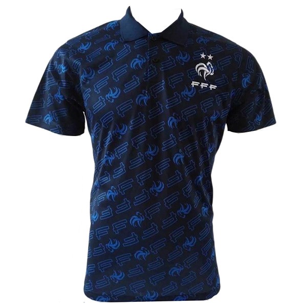 Polo Frankreich 2019 Blau Marine